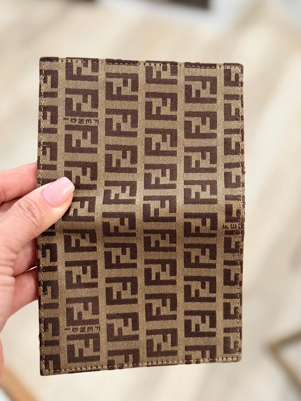 Fendi  Brown Monogram FF Canvas Bifold Wallet ⭐️